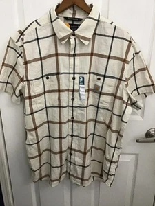 Carharrt Rugged Flex Relaxed Fit Multicolor Plaid S/S Button Shirt L Neu mit Etikett - Bild 1 von 8
