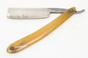 Antique 19th c. Joseph Rodgers Fine India Steel Wedge Blade 7/8 Straight Razor - Picture 1 of 9