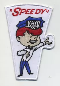 speedy kayo patch badge reproduction hot rod gasoline oil sales service station - Picture 1 of 1