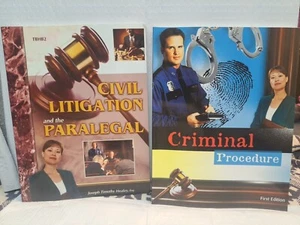 Darnley Publishing Group Criminal Procedure & Civil Litigation& Paralegal - Imagen 1 de 10