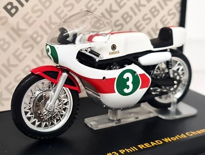 Ixo 1/24 Yamaha 250CC #3 WC Phil Read 1968 8cms Model Motorbike - Image 1 of 4