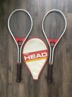 Head+AMF+Professional+Aluminum+Racquet+Red+Vintage+%28Two%29+With+One+Head+Cover