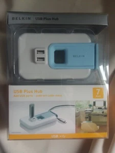 Belkin USB Plus Hub 7 Ports elektronisch NIE GEÖFFNET SIEHE FOTOS  - Bild 1 von 7