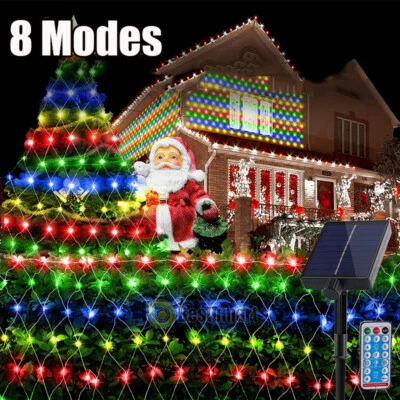 Cadena De Luces Solares 96 LED Tira Luz Solar Para Exterior Jardin Navidad Decor - Image 1 of 4