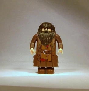 LEGO Harry Potter Hagrid Minifigure 4738 Dark Brown Coat Flesh Tone Genuine - Picture 1 of 1