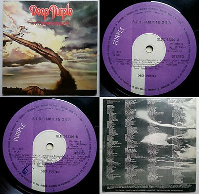 DEEP PURPLE STORMBRINGER UNIQ NON-GF CVR 1/1 STAMPERS MEGARARE CHILEAN PRESS!!! - Image 1 of 4