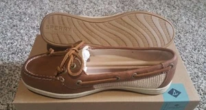 Sperry Womens Firefish Core Slip On 2 Eye Lace Up Moc Boat Shoes Hatch Canvas - Picture 1 of 4