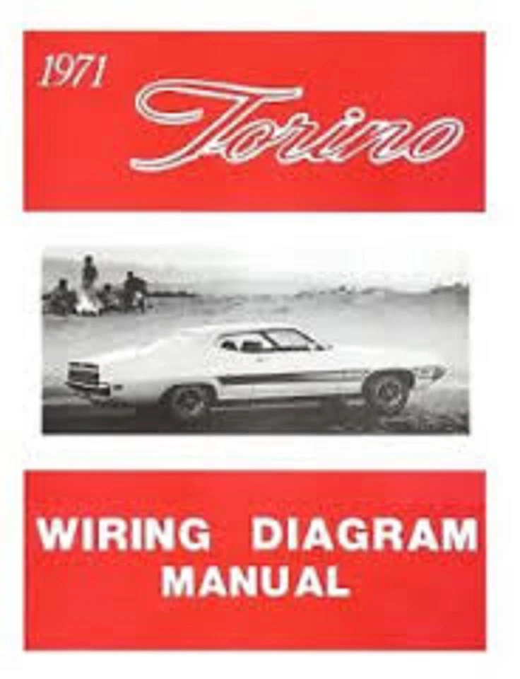 Ford Ranchero 1971 diagrama de cableado manual Foto 1 de 1