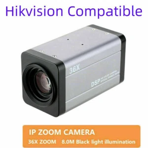 Telecamera zoom IP 36X compatibile Hikvision 8,0 MP HD illuminazione luce nera nuova - Foto 1 di 6
