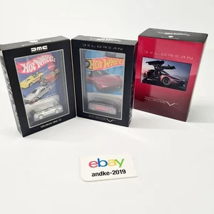 Hot Wheels x DeLorean | DMC-12 & Alpha5 Collector Set 🔥RARE🔥 Free Delivery 🚚 - Picture 1 of 10