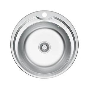 Runde Küchenspüle 51 cm aus Edelstahl HD510D - Bild 1 von 4
