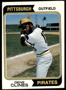 1974 TOPPS GENE CLINES . PITTSBURGH PIRATES #172 - Picture 1 of 2