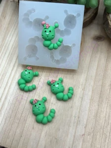 Spider caterpillar silicone mold for Fondant-Resin-handcrafts-polymer clay-wax - Picture 1 of 7