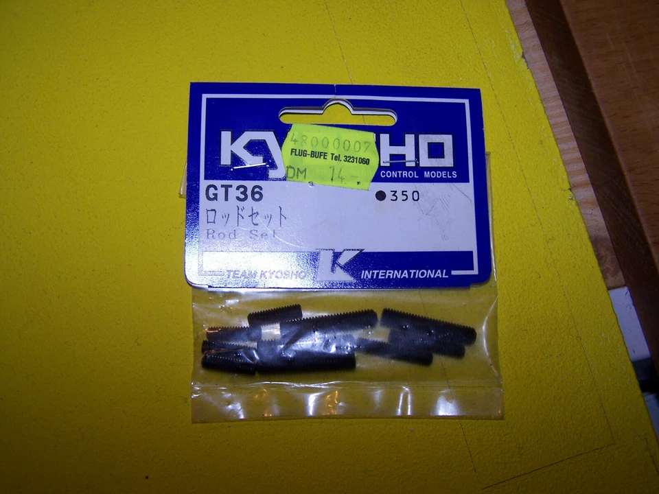 Kyosho GT36 Rod Set Madenschrauben RC Modellbau Ersatzteil Neu   # Restposten - Bild 1 von 1