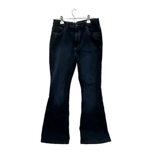 DL1961 Womens 32 Rachel High Rise Flare Jeans Dark Blue - Picture 1 of 13