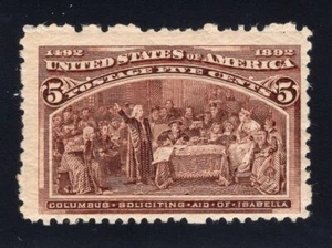 1893 United States. SC#234. Mint, Never Hinged, FVF. - Picture 1 of 2