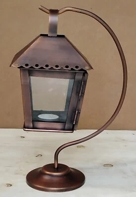 Linterna, luz de té, acento para el hogar, acabado bronce. Nuevo. Juego de 2 Foto 1 de 4