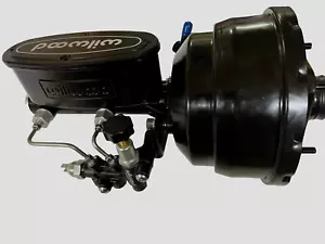 1967-72 Chevy Truck 8" Dual Brake Booster 1 1/8" Wilwood Master Cylinder + valve - Picture 1 of 7
