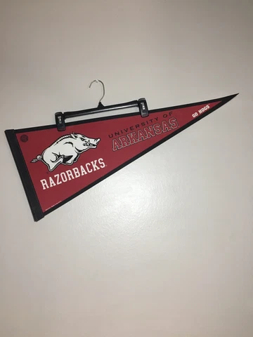WinCraft NCAA Arkansas Razorbacks Classic Felt Pennant, 12" x 30” Go Hogs! USA! Cover