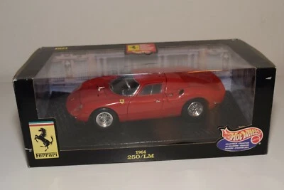 A8 1:18 HOTWHEELS FERRARI 250/LM 250 LM 250LM 1964 RED MIB - Immagine 1 di 4
