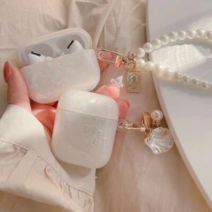 Apple Airpods 3 3rd Pro Case Bling Shining Glossy Crystal Cover with Braclet - Picture 1 of 2