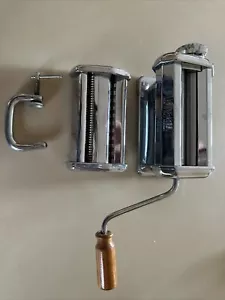 Imperia Stainless Steel Pasta Maker Torino Italy Vintage - Picture 1 of 7