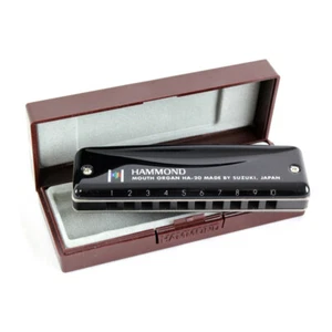 SUZUKI HA-20 G HAMMOND 10 hole harmonica - Picture 1 of 1