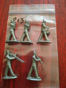 Figuren ca 1:43 5 Zinnfiguren militär historisch unbemalt (203) - Bild 1 von 1