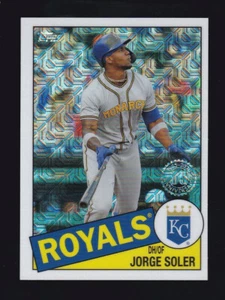 2020 Topps Series 2 #85TC-22 Jorge Soler 1985 Topps Chrome Silver Pack Insert - Bild 1 von 2