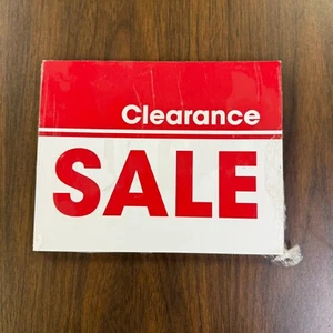 Clearance Sale Gondola Retail Shelf Signs-Price Cards-25 pieces-5.5"x7" - Picture 1 of 1