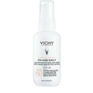 Vichy Capital Soleil UV+Age Daily SPF 60 Lotion Sun Protection Spots 40ml NEW - Picture 1 of 1