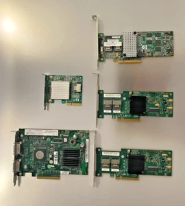 Lot of 5 RAID SAS PCIe Cards – Pulled from Working Environment – Sold As-Is - Picture 1 of 2