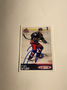 Columbus Blue Jackets TYLER WRIGHT Signed Card
