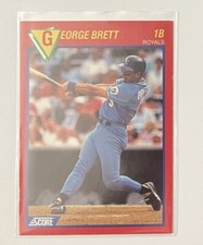1989 Score 'Superstar' George Brett #254 Card Kansas City Royals (MVP/3x SS/HOF)