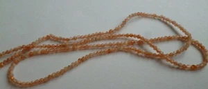 1 Strang Natural Sonnenstein facettiert Kugeln Perlen 2mm Schmuckherstellung - Bild 1 von 2