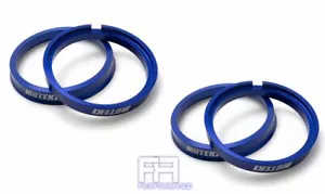4pc Blue Muteki Hub Centric Ring 73-64, OD=73.1mm to ID=64.1mm *Tesla Model 3 Y* - Bild 1 von 3