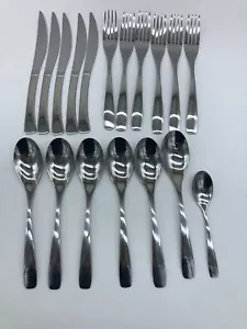 Zestaw sztućców Amefa DUNAJ, stal nierdzewna, stylowy design dla 6 osób - Zdjęcie 1 z 4