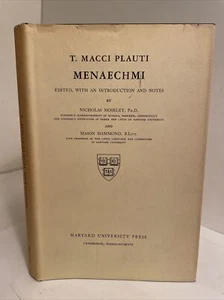 Gr. Macci Plauti: Menaechmi. Bearbeitet, mit einer Einführung & Anmerkungen; Harvard, 1968 - Bild 1 von 20