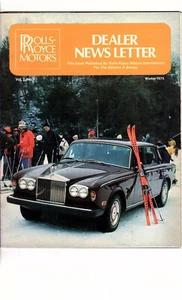 Rolls Royce Motors Dealer News Letter winter 1975 (j2 - Picture 1 of 2