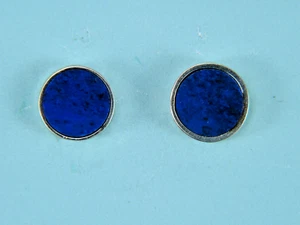 Ohrringe, Ohrstecker, Ohrschmuck, Lapislazuli in Slber 925/ooo - Picture 1 of 2