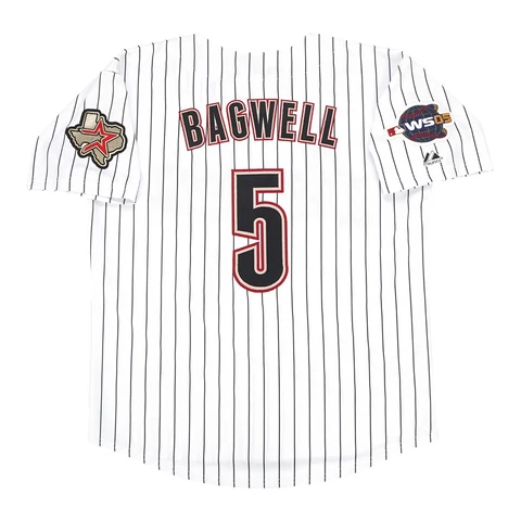Jeff Bagwell Houston Astros Home White 2005 World Series Jersey Men's (S-3XL) Cover