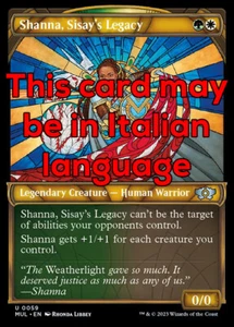 MTG SHANNA, SISAY's LEGACY 59 FOIL EXC - EREDITÀ DI SISAY - MUL IT - MAGIC - Picture 1 of 1