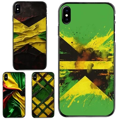 Jamaican Flag banner Protective Case For iPhone 11 12 13 14 15 Plus Pro Max - Image 1 of 4
