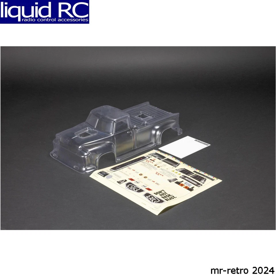 Arrma -1540 1/8 Clear Body with Decals and Window Mask: NOTORIOUS 6S BLX V6 - Image 1 of 1