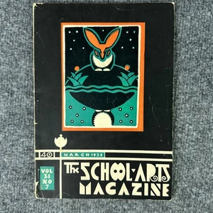 The School Arts Magazine March 1932 Vol 31 No 7 Art Catalog Vintage Ads - Picture 1 of 16