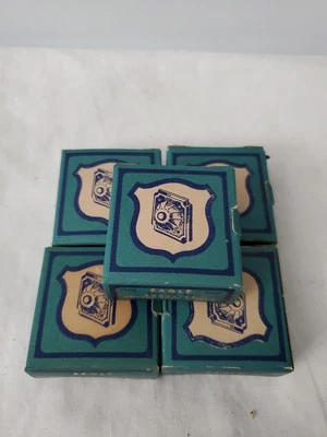 Vintage Eagle Bakelite Square Push Button No.143 Brown Lot Of 5 - Image 1 of 4