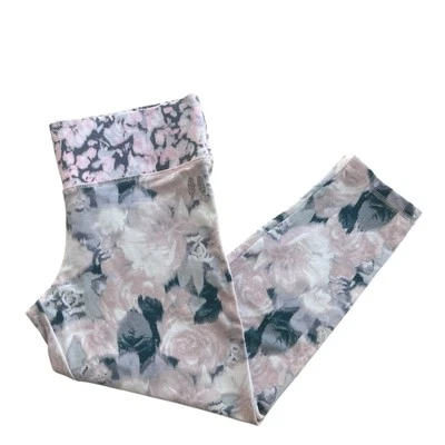 Legging Capri Victoria’s Secret Mujer S Rosa Acuarela Rosa Floral Recortado 329013 Foto 1 de 4