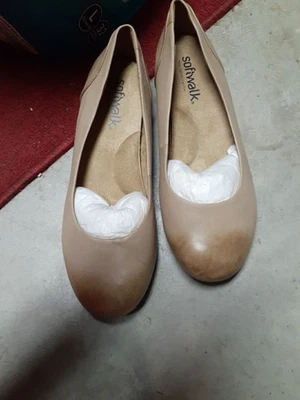 SoftWalk Sonoma Flat Mocha para mujer 10,5 ww Foto 1 de 4