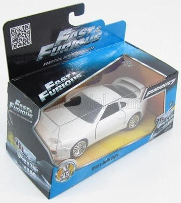 MODELLINO AUTO STATICO JADA TOYOTA SUPRA 1885 FAST FURIOUS BIANCO SCALA 1:32 - Immagine 1 di 4