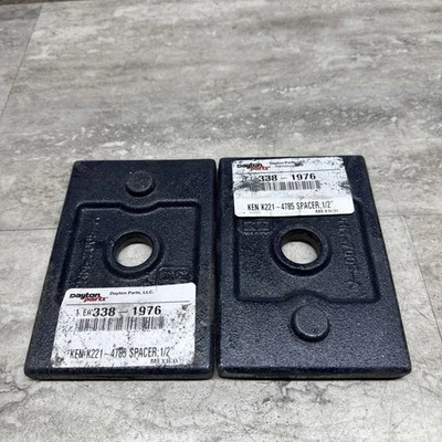 Lot Of 2 Dayton Parts 338-1976 Spacer Block, 1/2”, New - Image 1 of 4